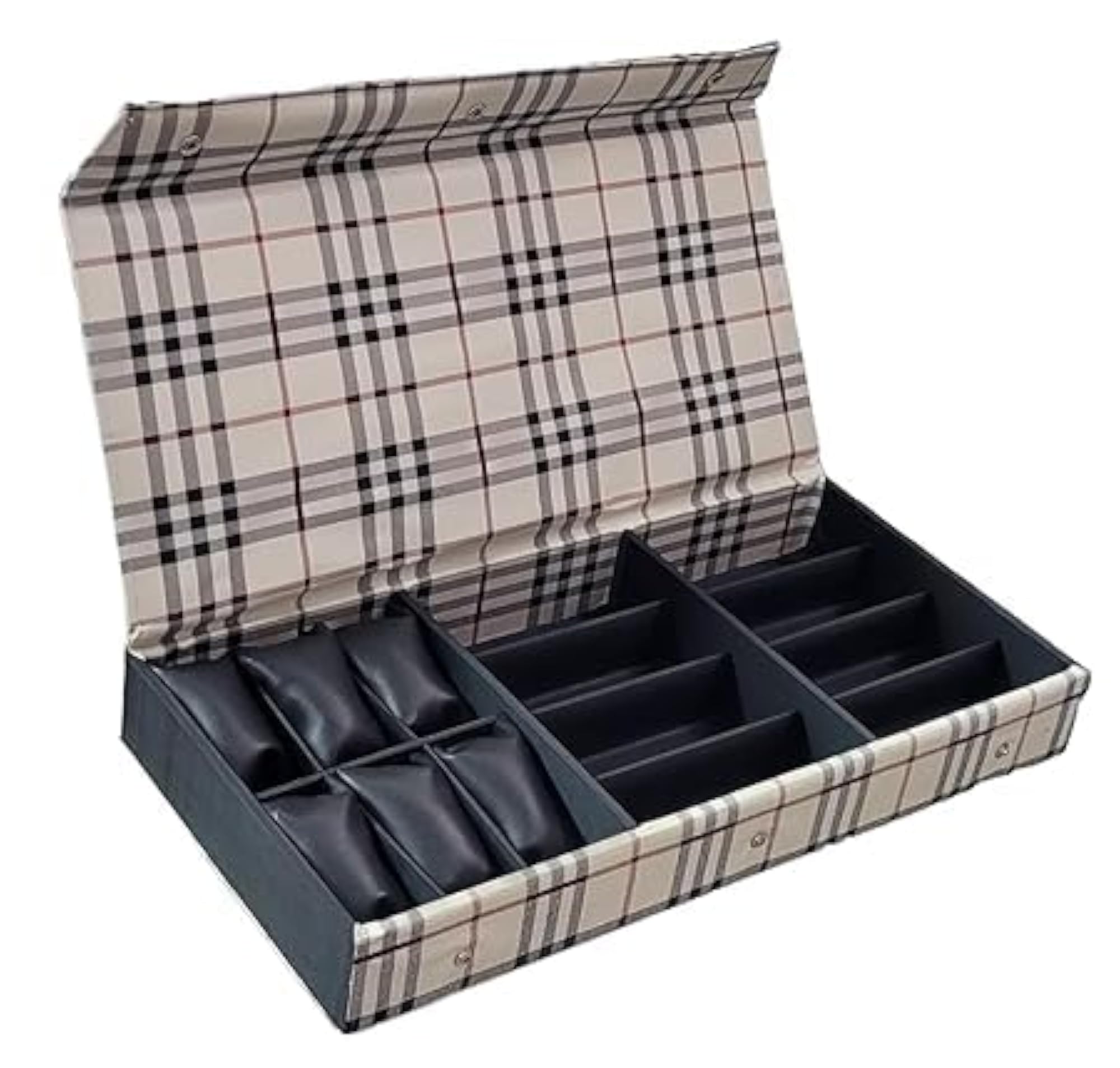 Sunglass Goggles & Watch Accessories Box Case for 14pcs